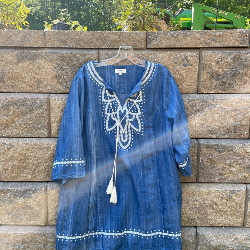 UMGEE BKUE JEAN DRESS